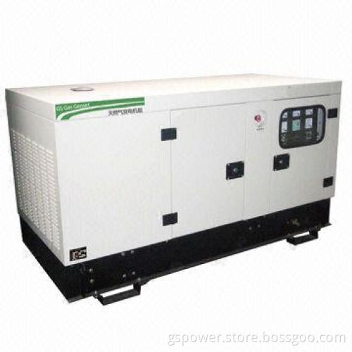 30kW Natural Gas Genset with 50Hz Rated Frequency and Brushless Exciting Mode